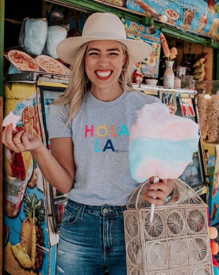 caroline juen of love &amp; loathing la in trina turk