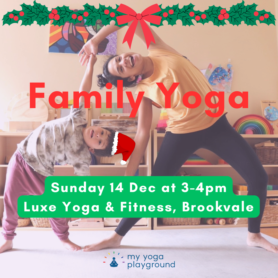 Family Yoga | Sunday 14 Dec, 2025 at 3-4pm | Luxe Yoga & Fitness, Brookvale