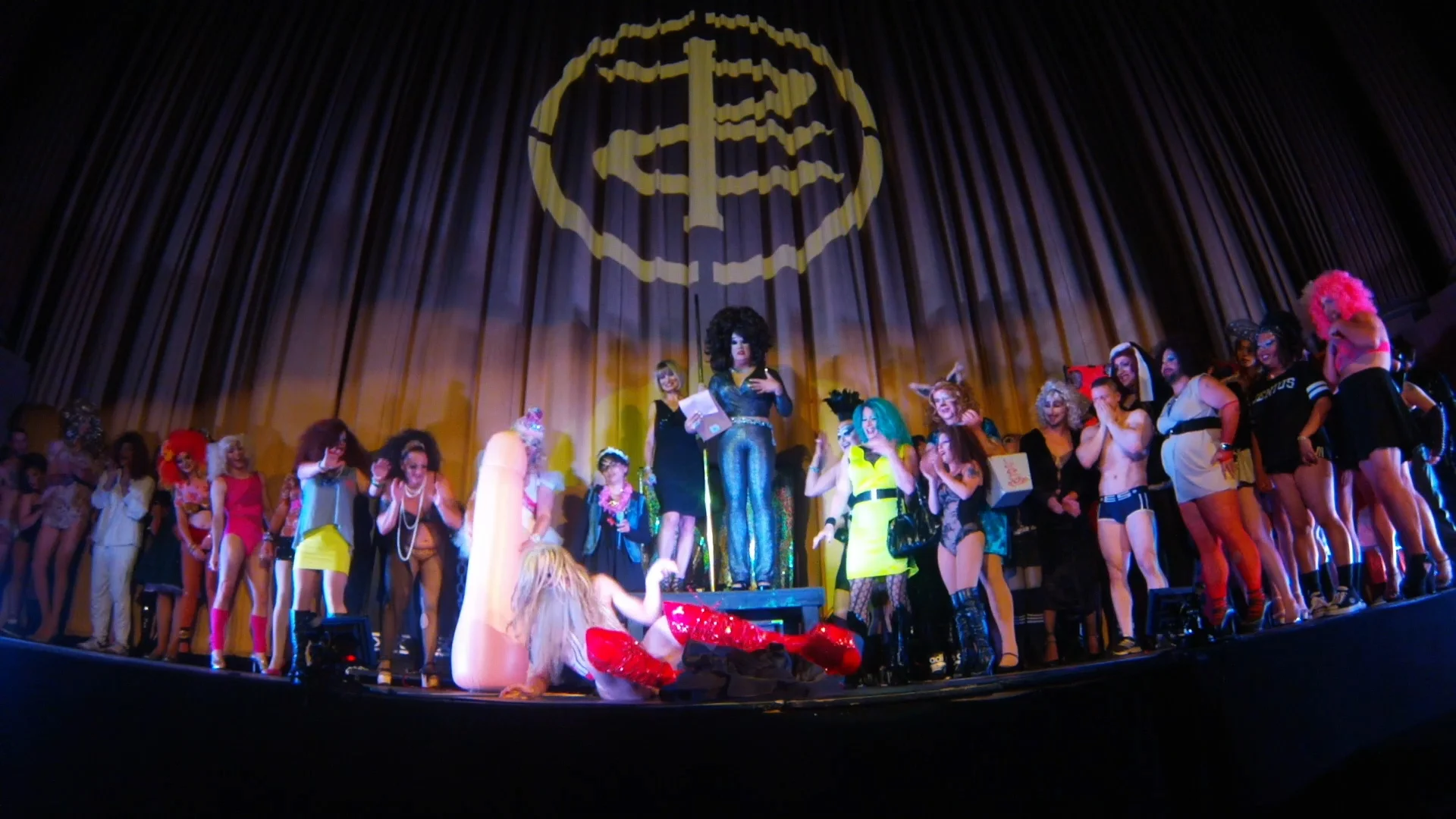 Showgirls @ Midnight Mass in San Francisco