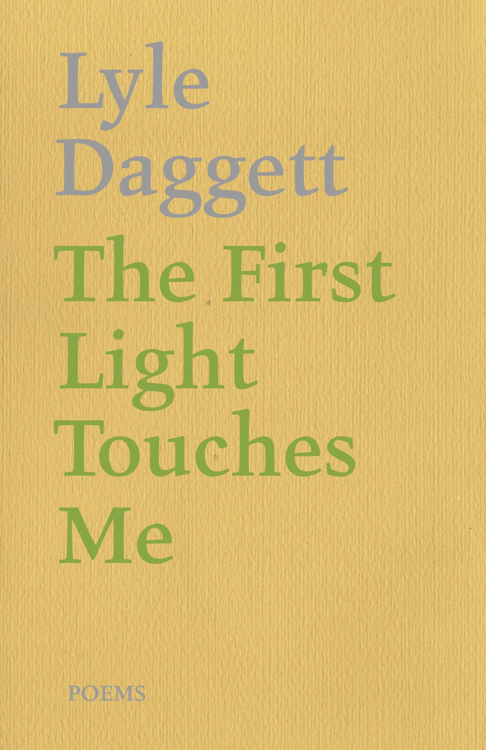 The First Light Touches Me