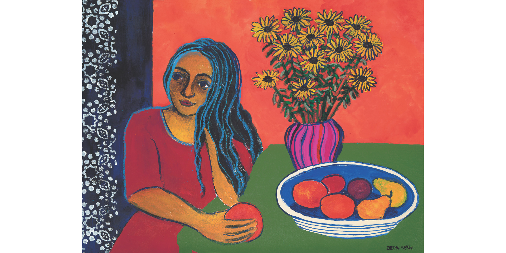 "Girl Holding an Orange"