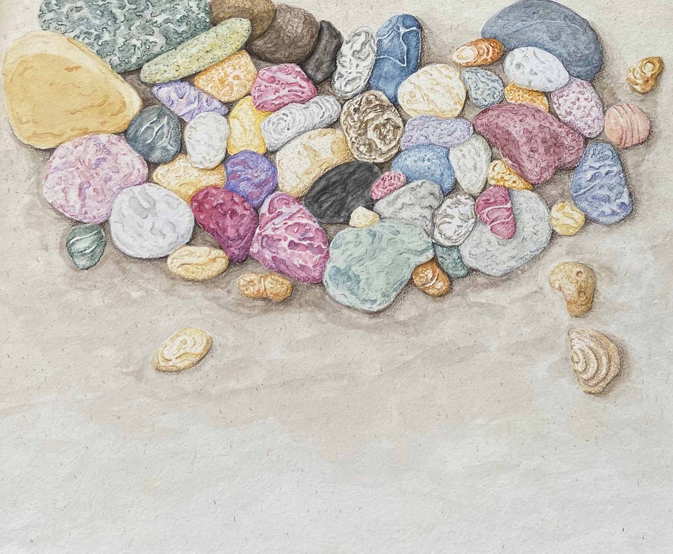 Pebbles on the Beach