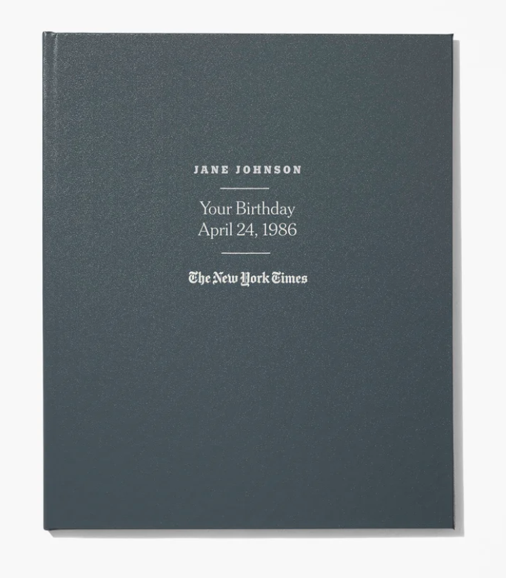 NY Times Birthday Book