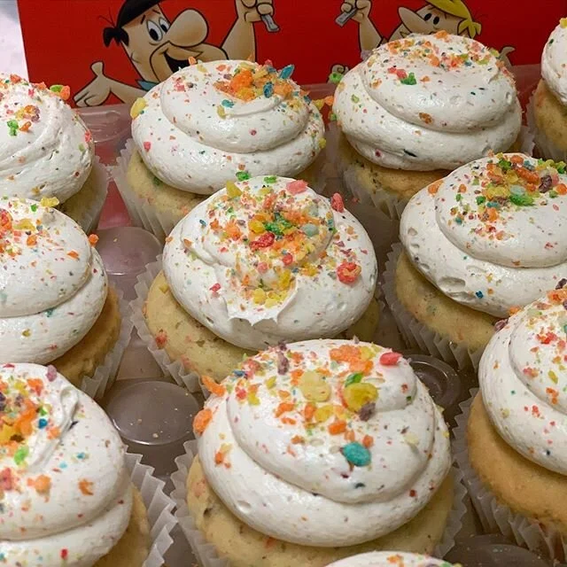 Happy Friday!! We have Fruity Pebbles in our bakery today, along with many more flavors. We&rsquo;re open from 11am-7pm 😀
