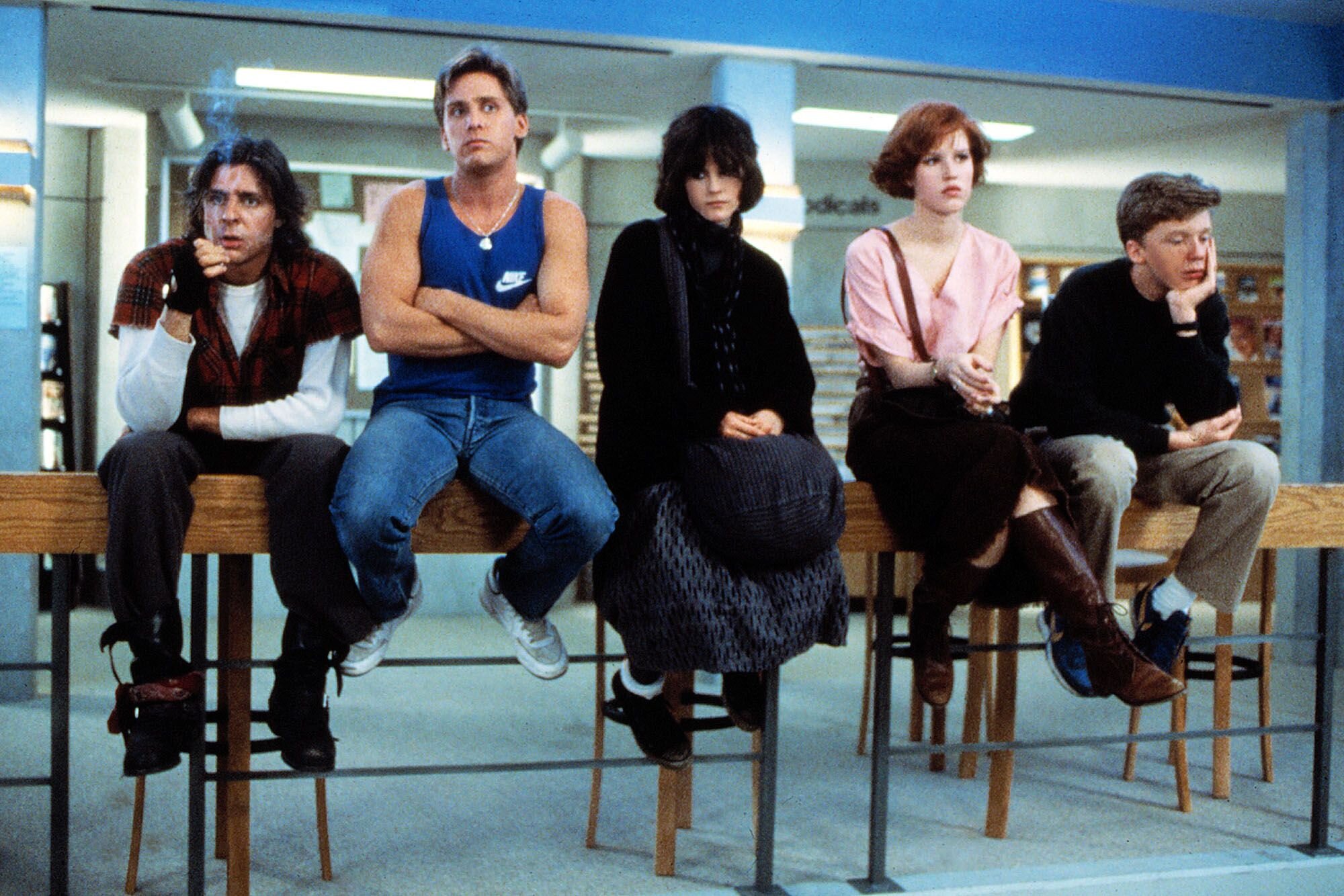 A criminal, an athlete, a basket case, a princess and a brain. Image credit: Universal Pictures