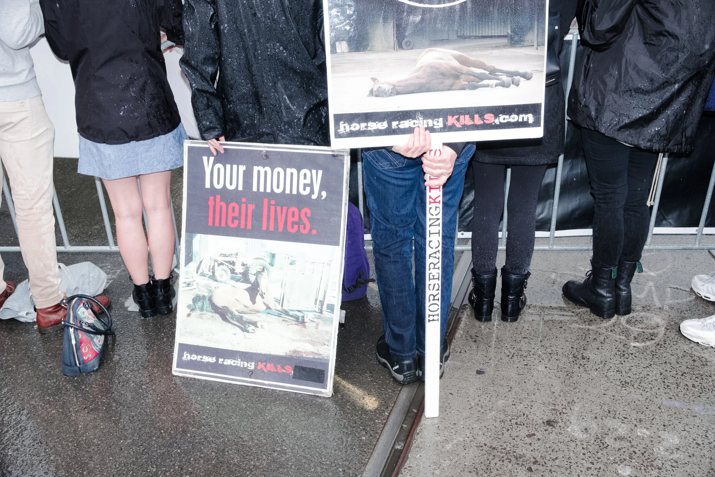 Protest signs. (Photo: Jeremy Gan)