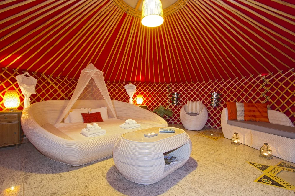 Rest, relax, and recharge in one of the resorts eco-twin rooms.