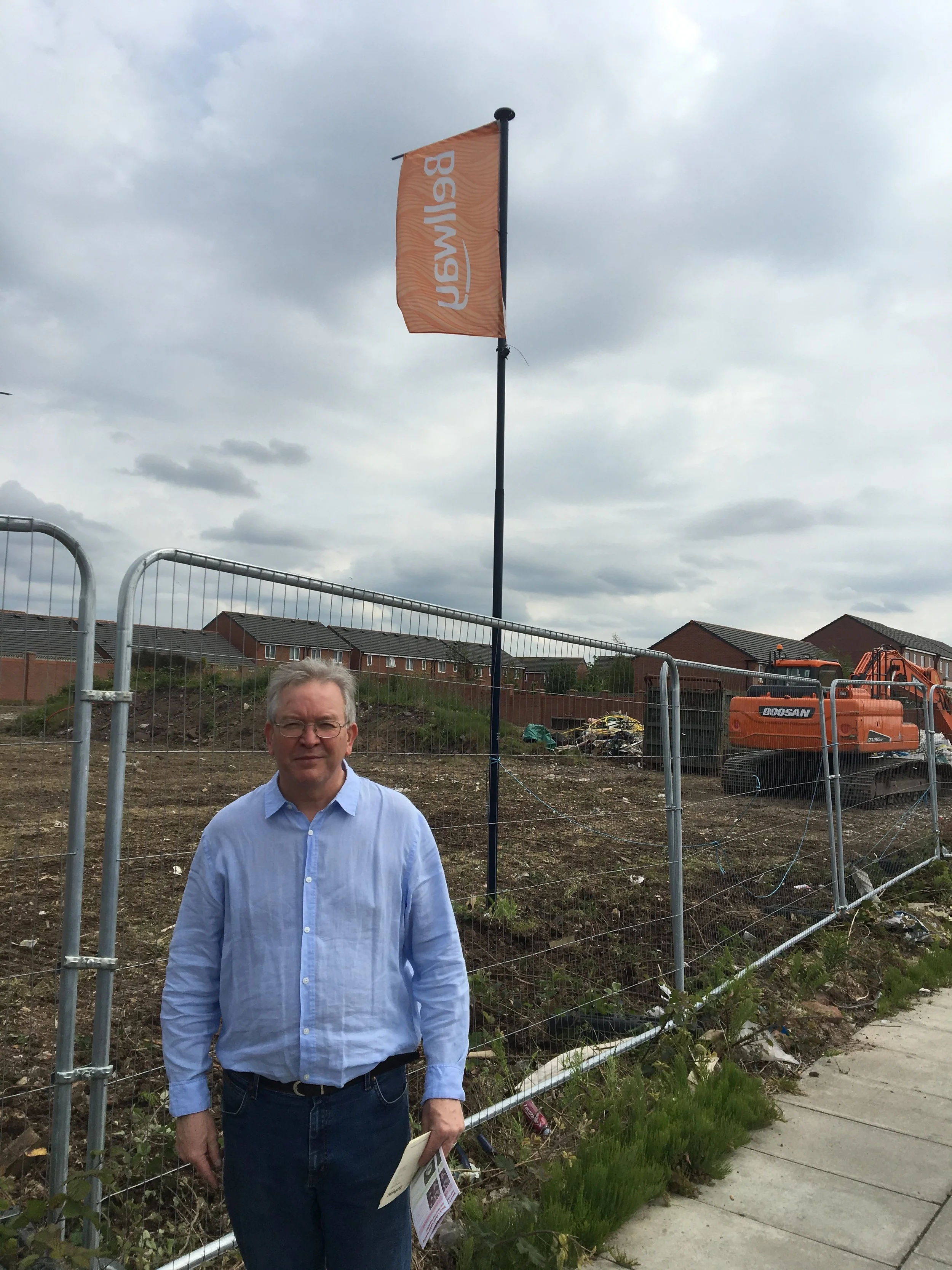Peter Gets Bellway Site Cleared 