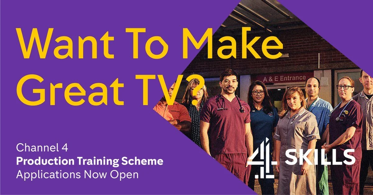 Channel 4’s Production Training Scheme is now open for applications.