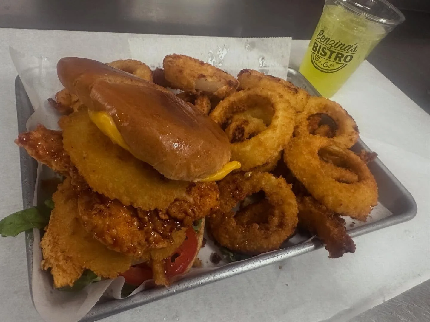 🔥 We&rsquo;re kicking off 2026 the right way! 🔥
January&rsquo;s featured combo has arrived &mdash; the Whiskey River Chicken Sandwich Combo!

🍔 Soft brioche bun
🍗 Two crispy chicken patties tossed in smoky BBQ
🧅 Crunchy onion rings
🧀 Melted Ame