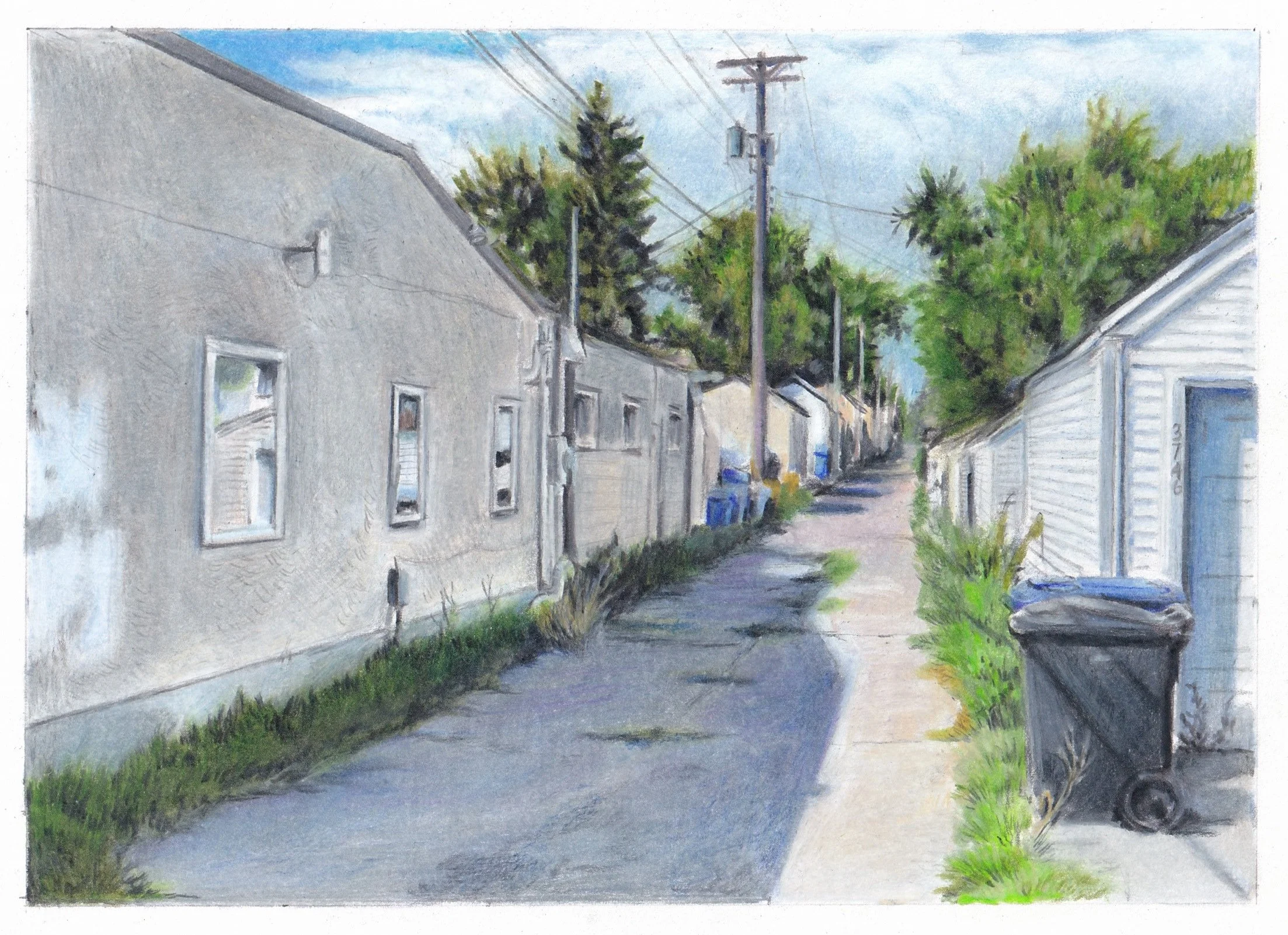 The Alley Behind Tom Thumb