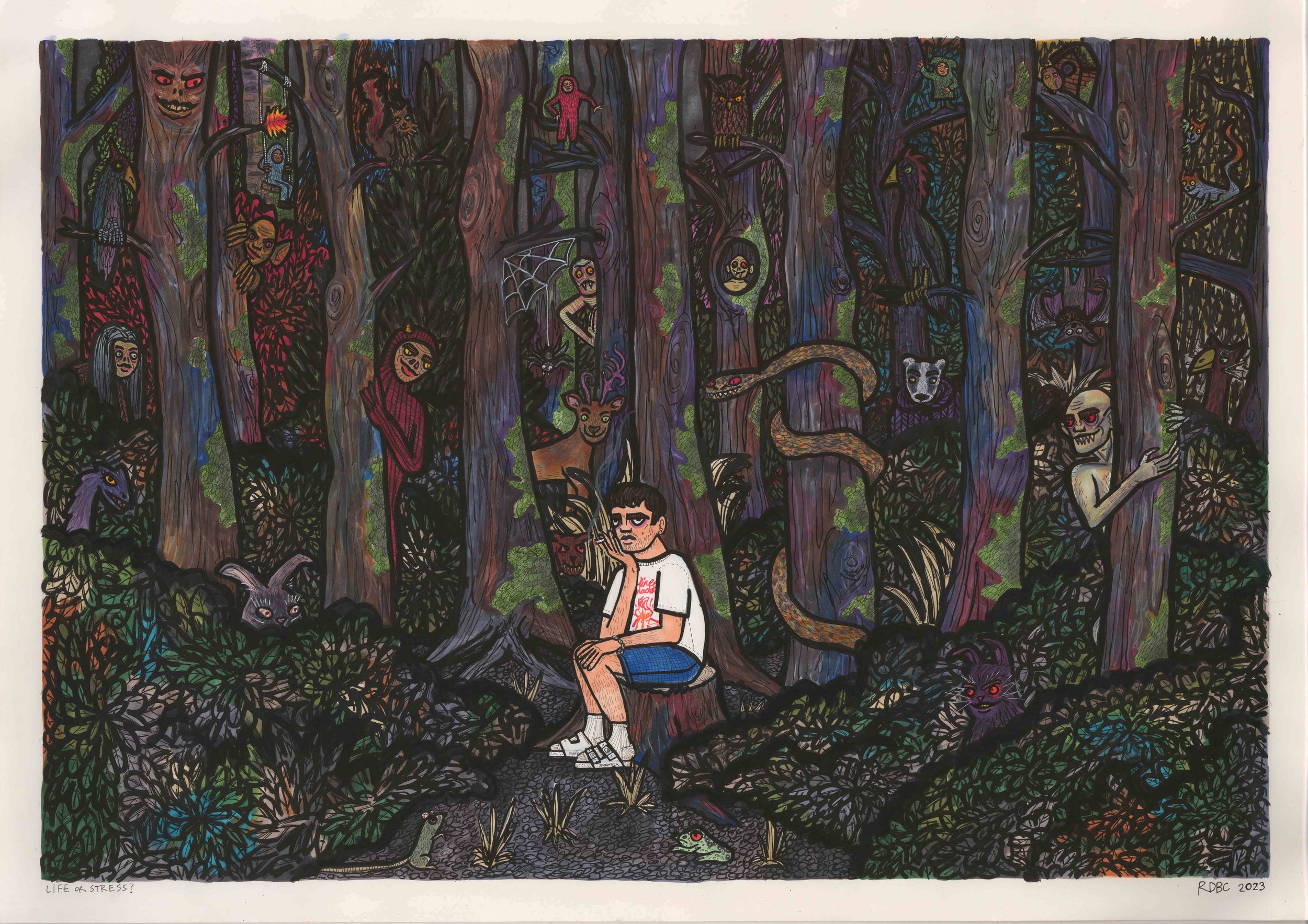 Life or Stress? 2023 42.5x59.5cm.jpeg