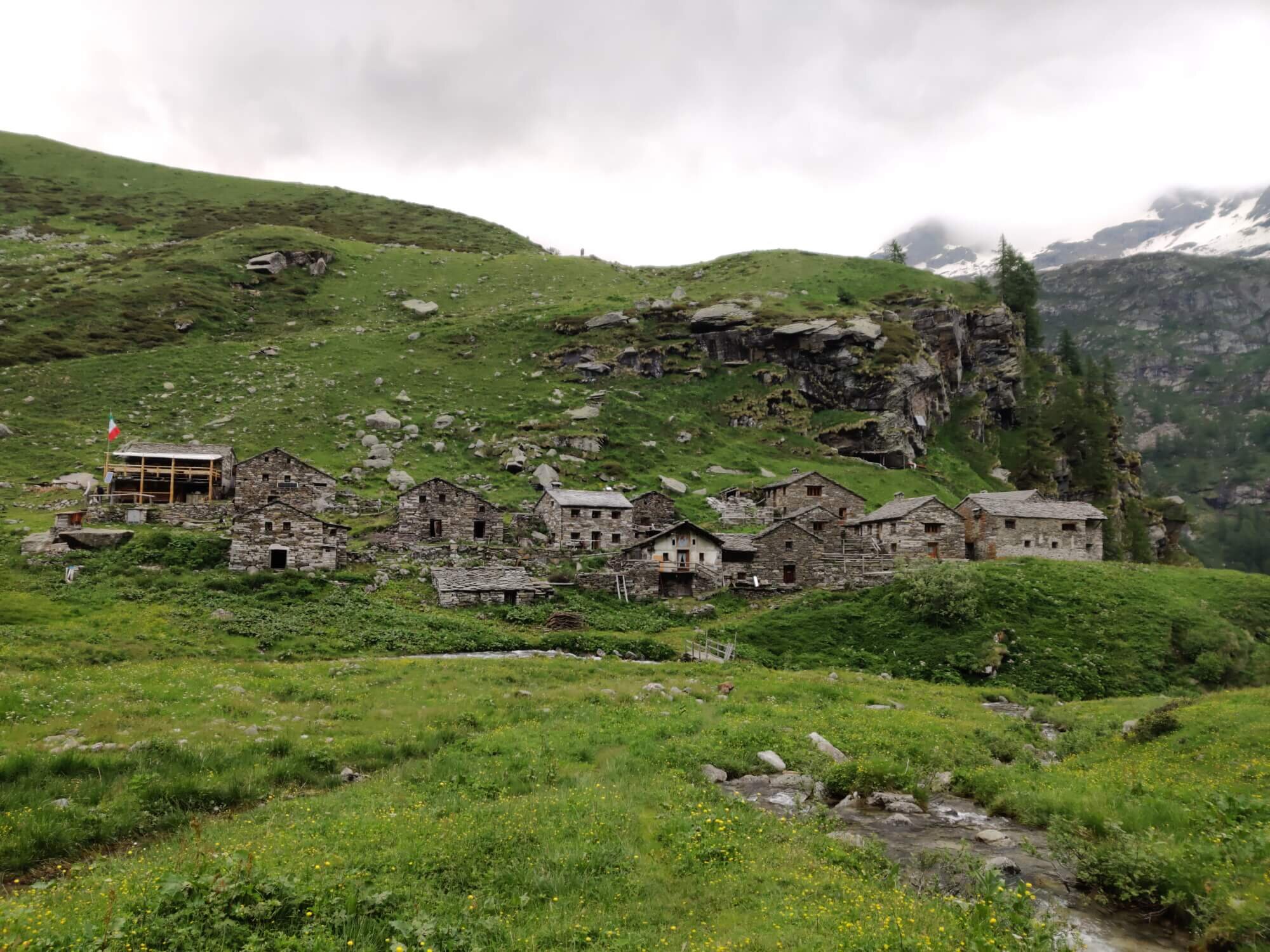 Alpe Bors - traditional Walser hamlet