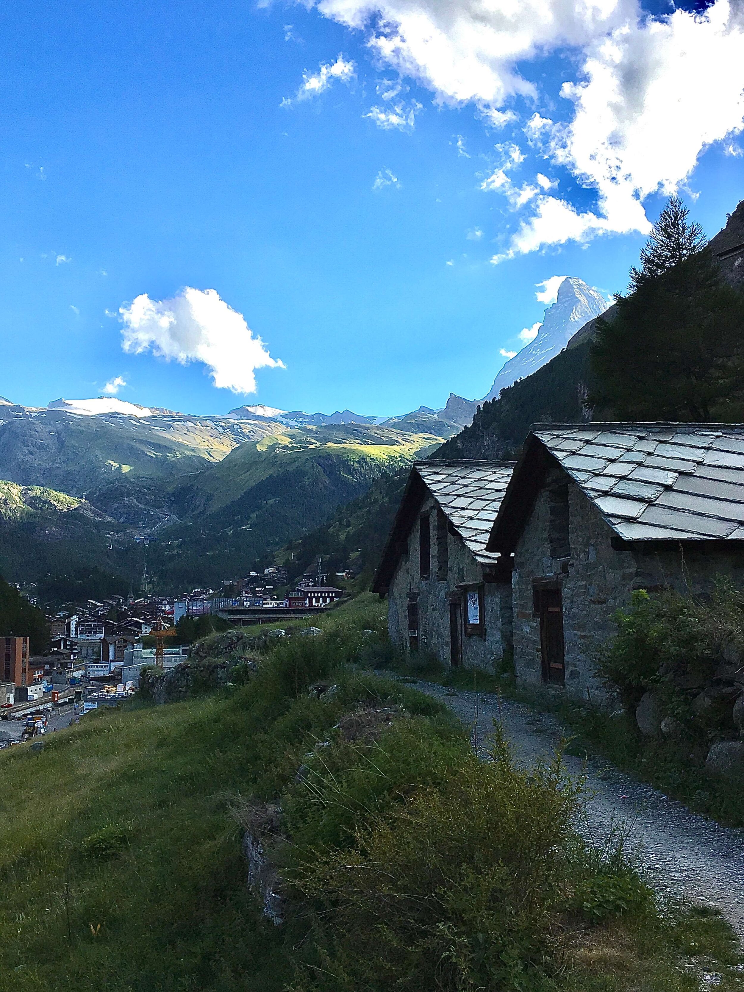 Trail into Zermatt