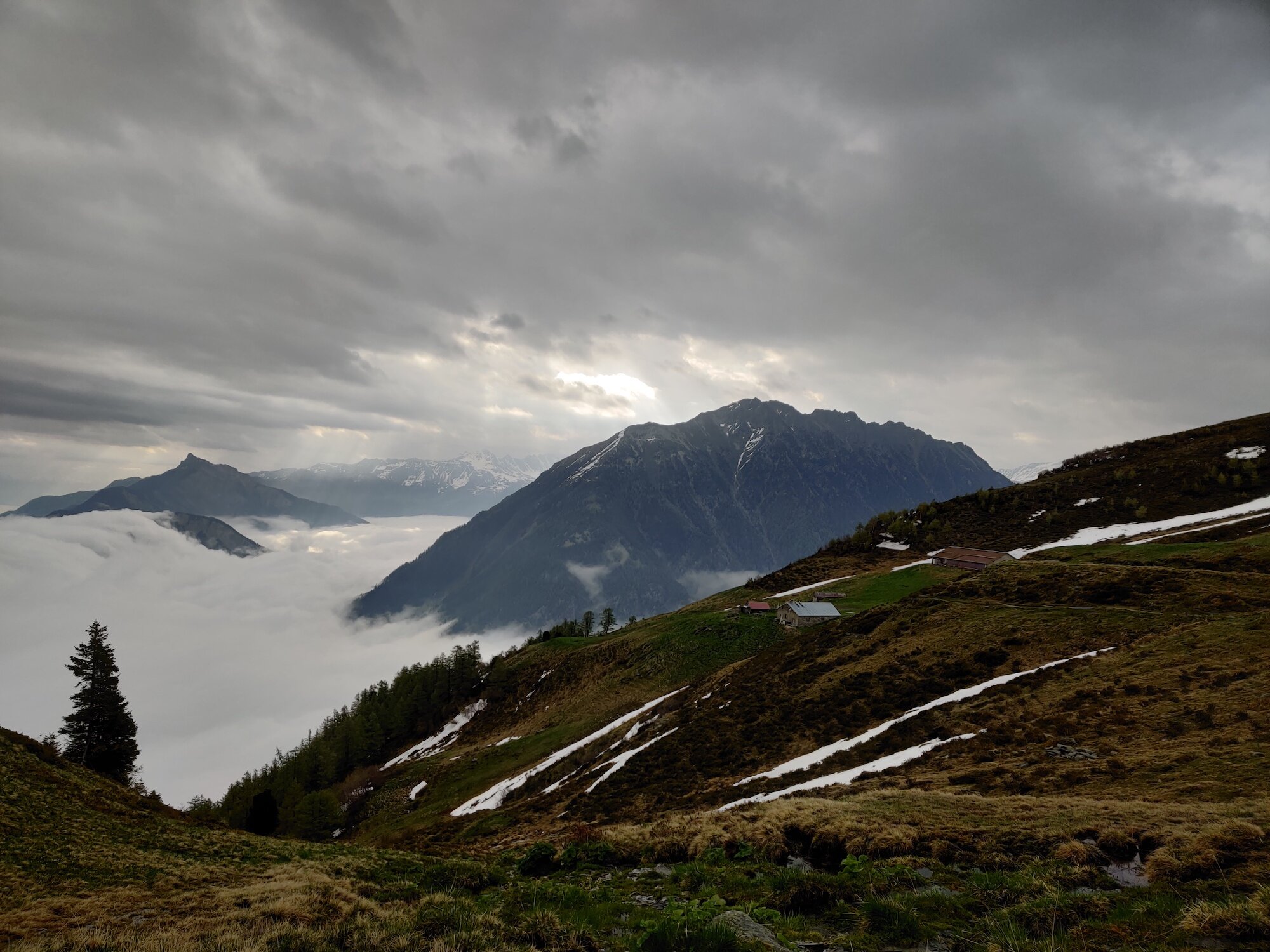 Views across to Alp Bovine