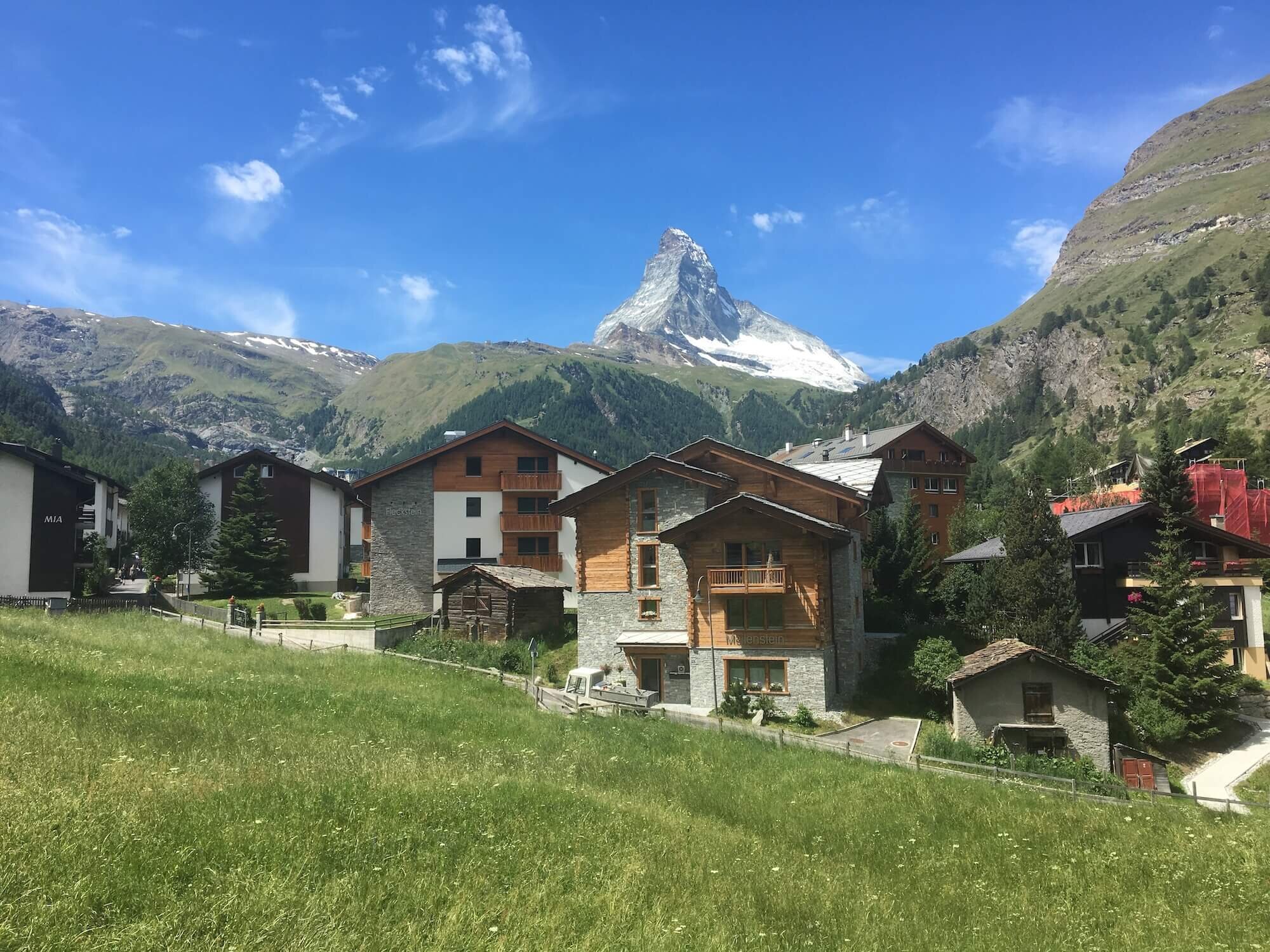 View of Matterhorn from Zermatt