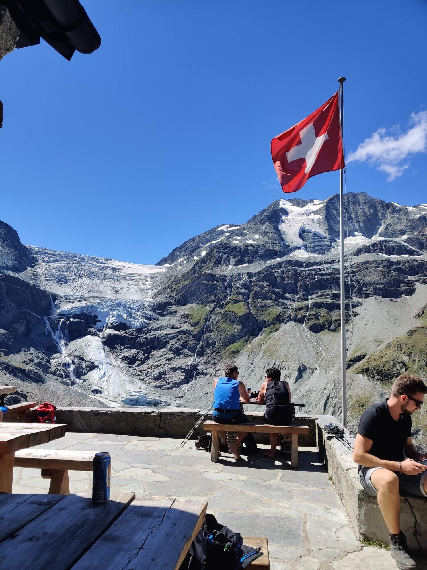 Sunny patio to enjoy the scenery