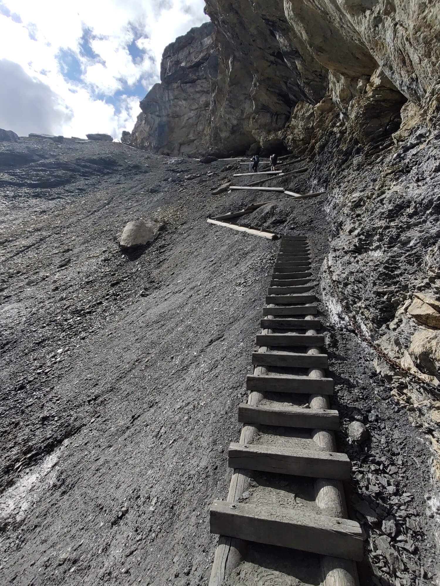 Some of the 567 stairs on final ascent to Hohtürli Pass