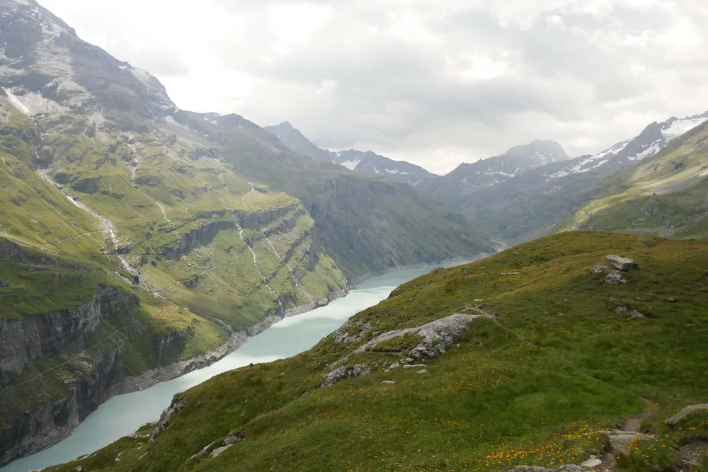 Mauvoisin Dam and Lac de Mauvoisin on the Tour des Combins