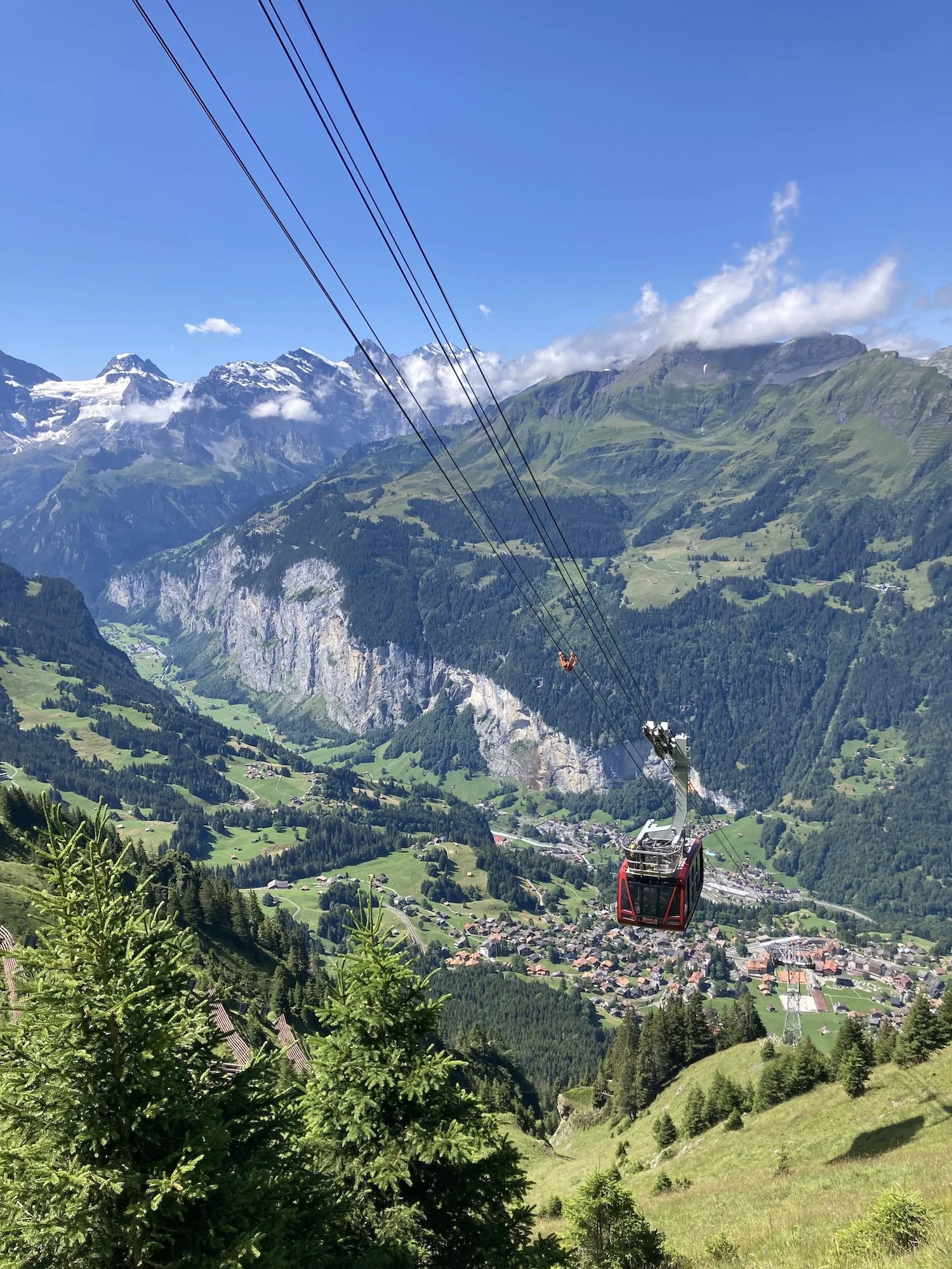 Panoramic trail from Männlichen towards Wengen