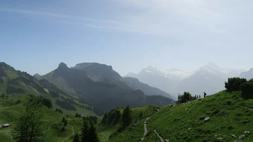 Bernese Oberland valley landscape