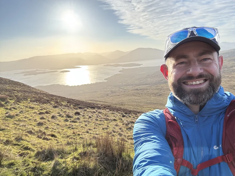 Ricky Munday on the West Highland Way