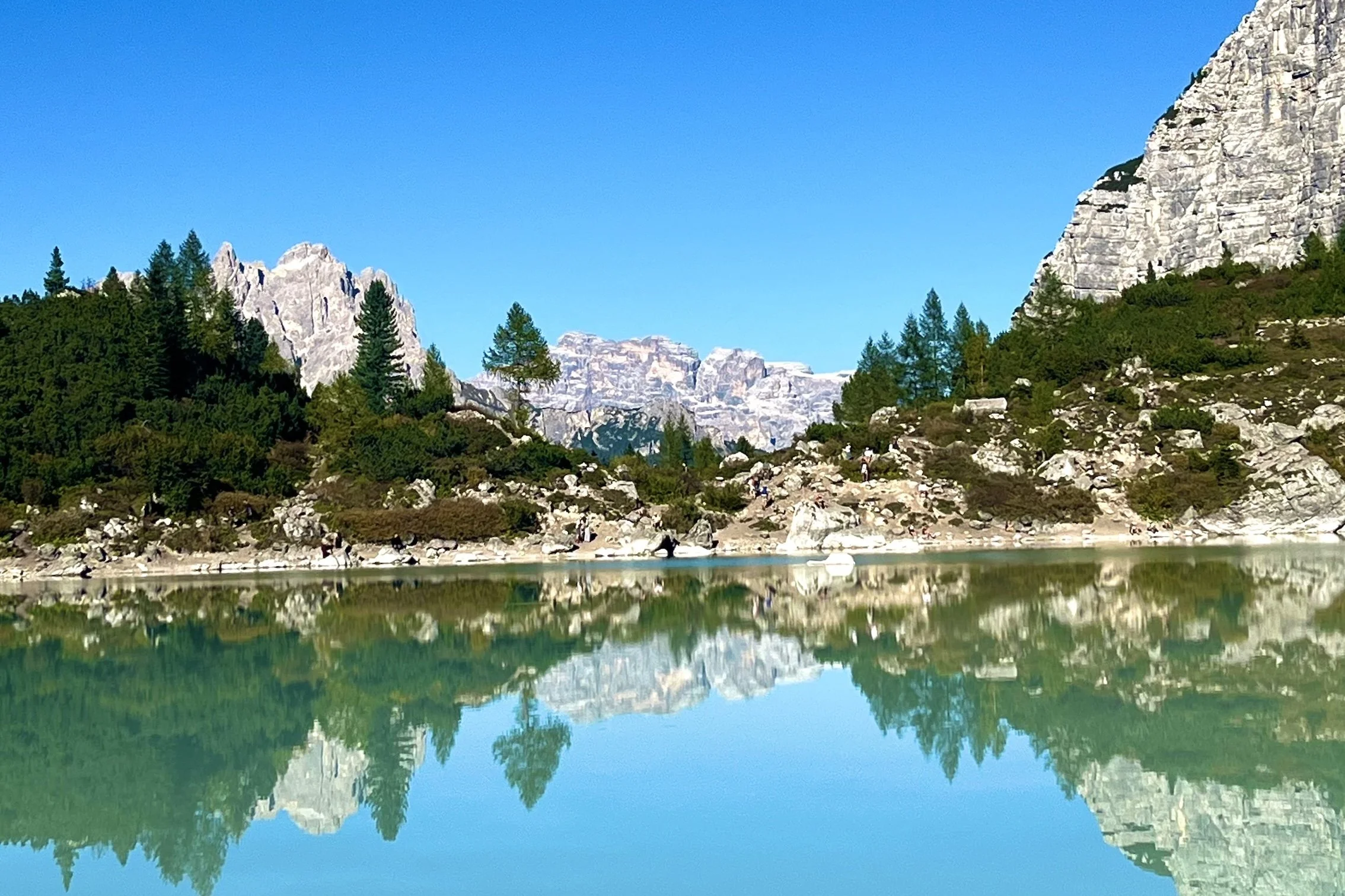 Lago di Sorapis along Alta Via 4