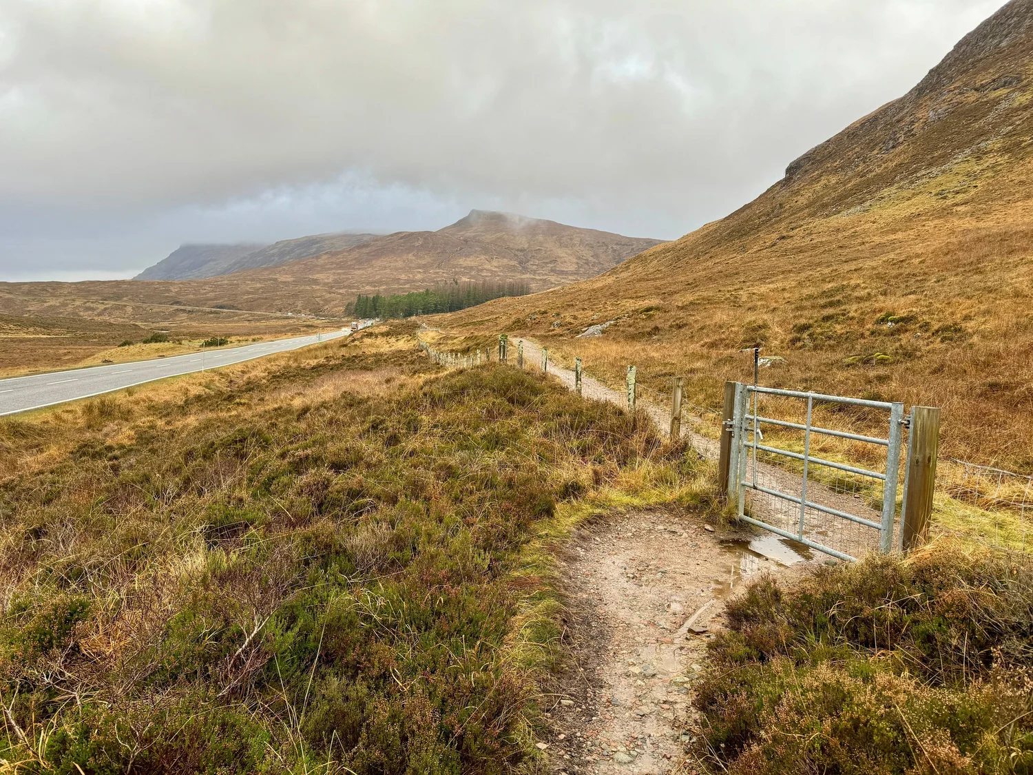 Highland scenery near Glencoe on the West Highland Way