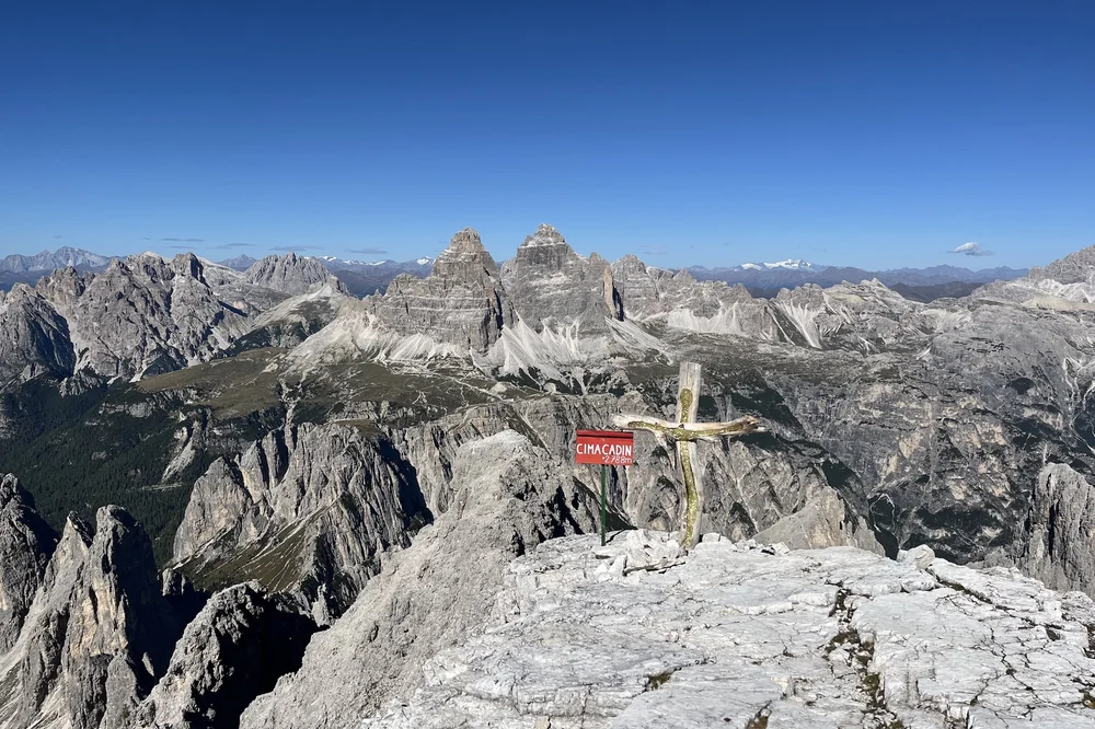 Climbing Ferrata Merlone in the Cadini di Misurina