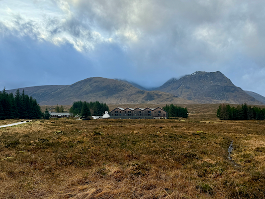 West Highland Way path across Rannoch Moor near Kingshouse