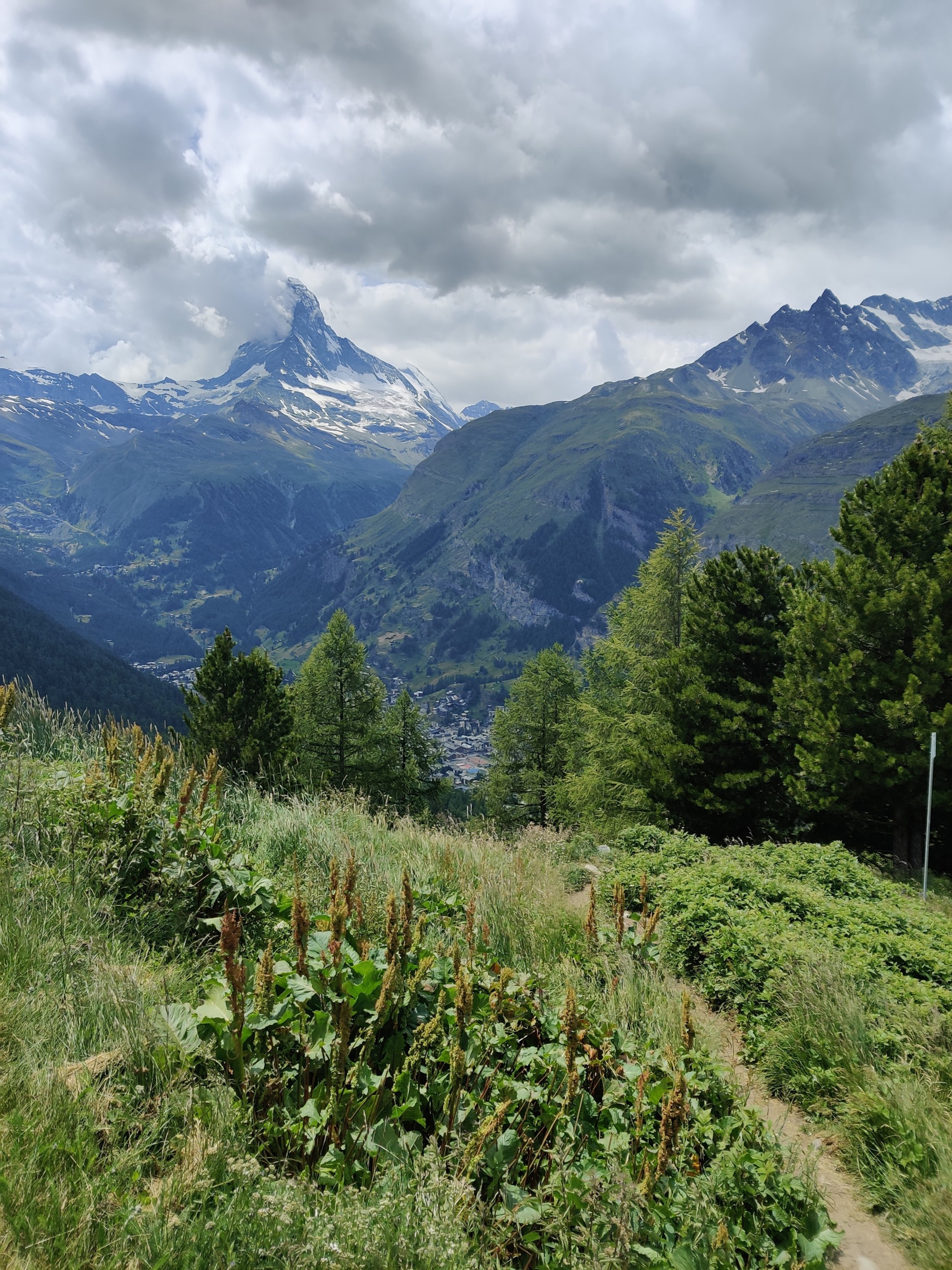 Matterhorn from the Europaweg trail