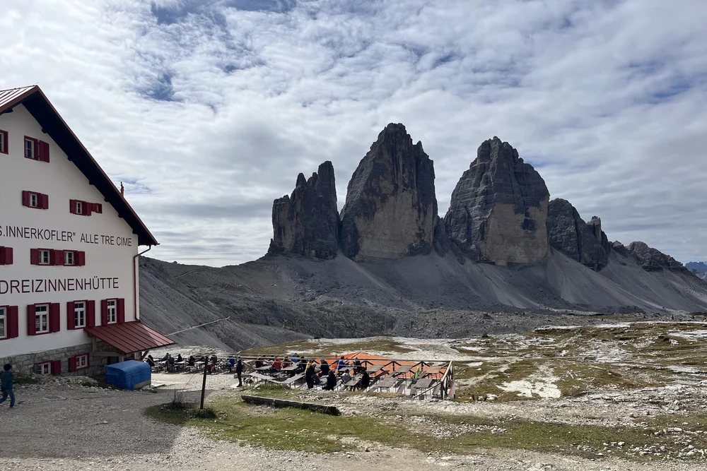 Rifugio Locatelli mountain accommodation on the Alta Via 4