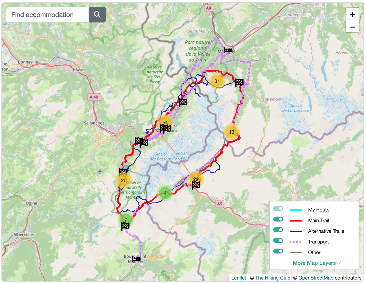 Tour du Mont Blanc - Route, Map, Itinerary & Hut-to-Hut Planning — The ...