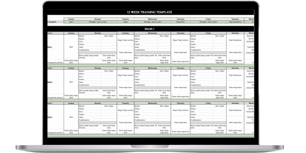 hiking stamina plan 12 week training schedule