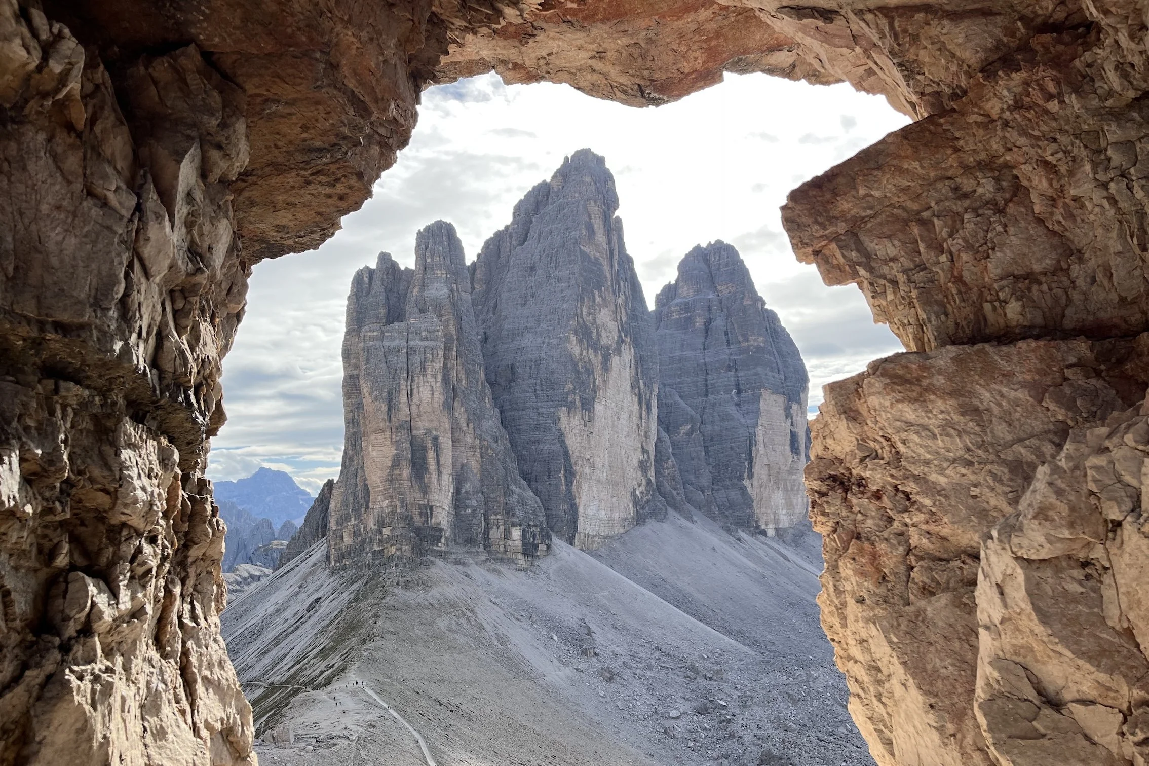 Via ferrata and mountain scenery on Alta Via 4