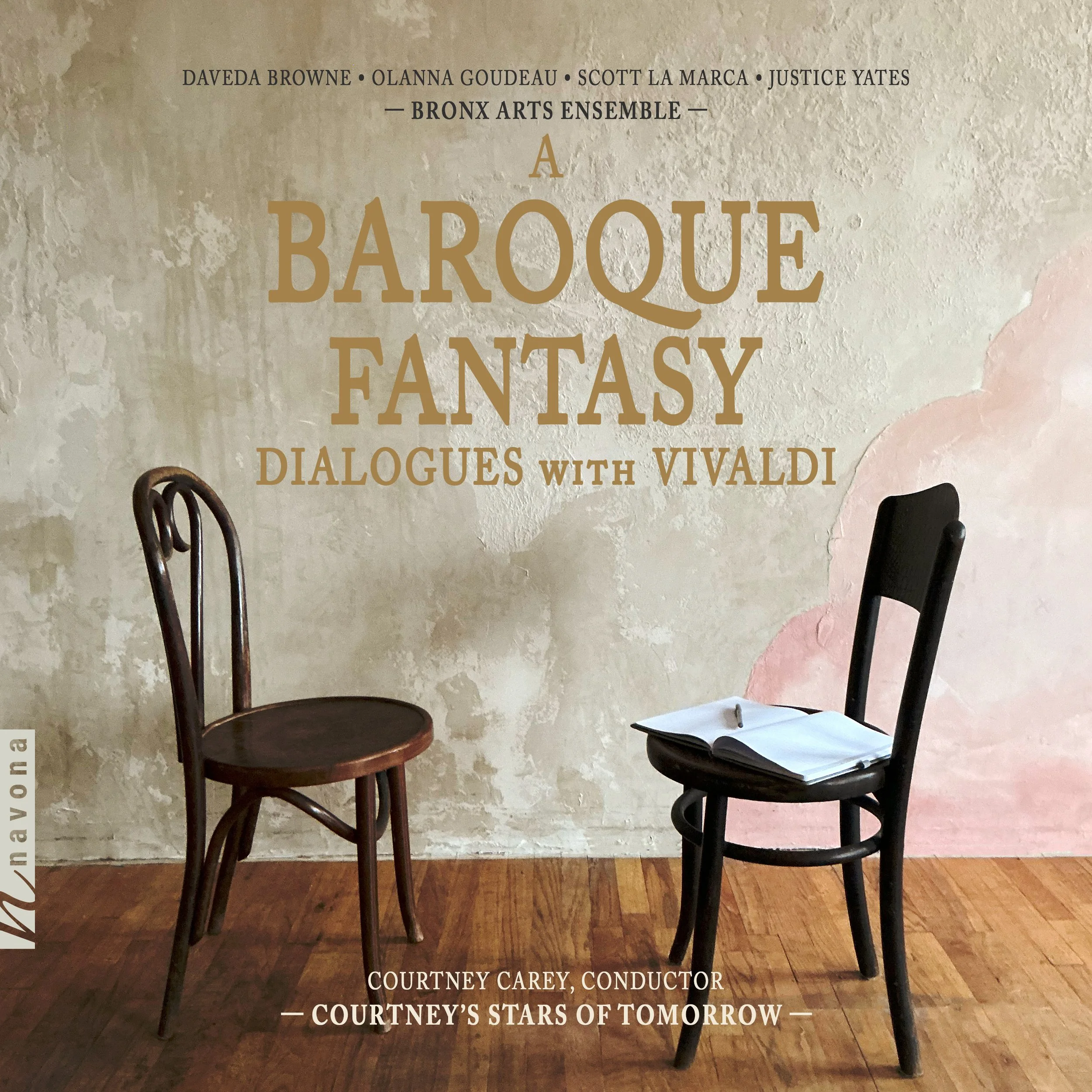 Album cover for A Baroque Fantasy: Dialogues with Vivaldi.