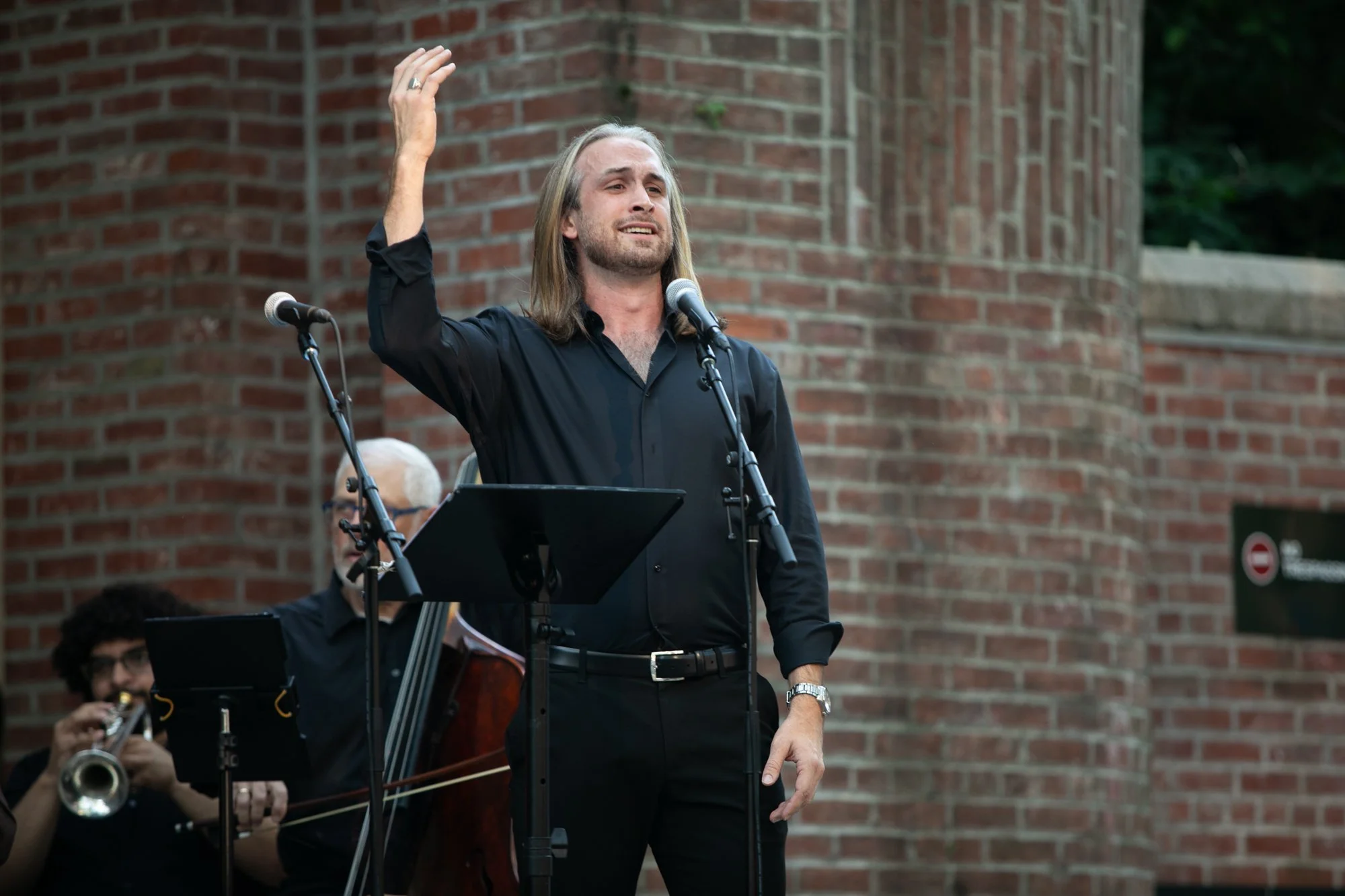 Ganson Salmon performing at Opera in the Park