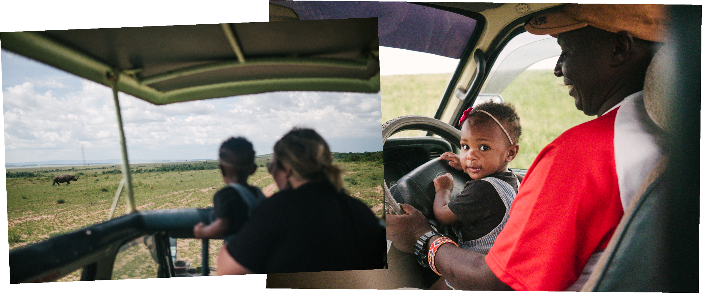 Spotting the almost extinct Black Rhino in the Masai Mara! I (Colin) definitely cried about it a few times. Char was also a great safari guide ;)
