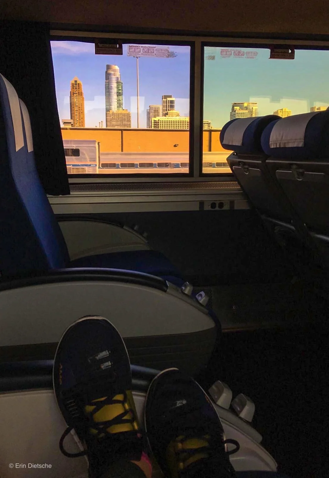 On board the Southwest Chief