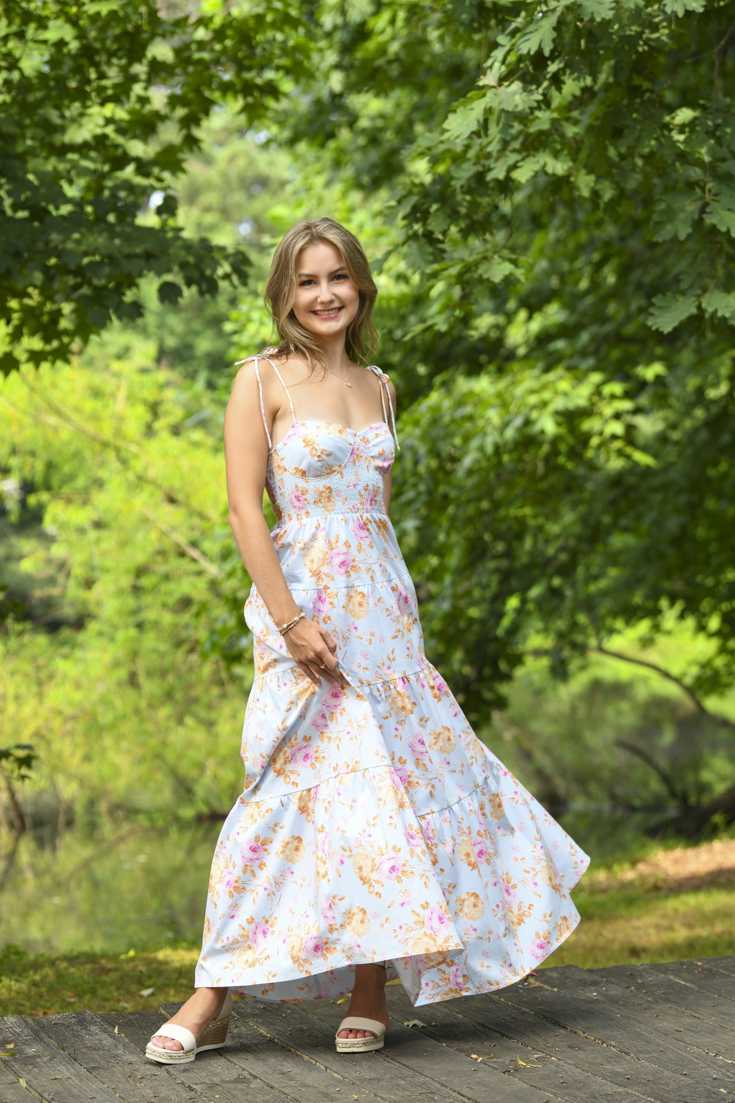 Bryan White Photography + Art Senior Sundress Swish Garden