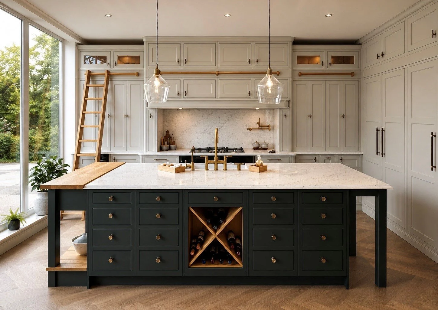 Painted shaker kitchen — Ever Collection by Everfine Kitchens, Lancashire
