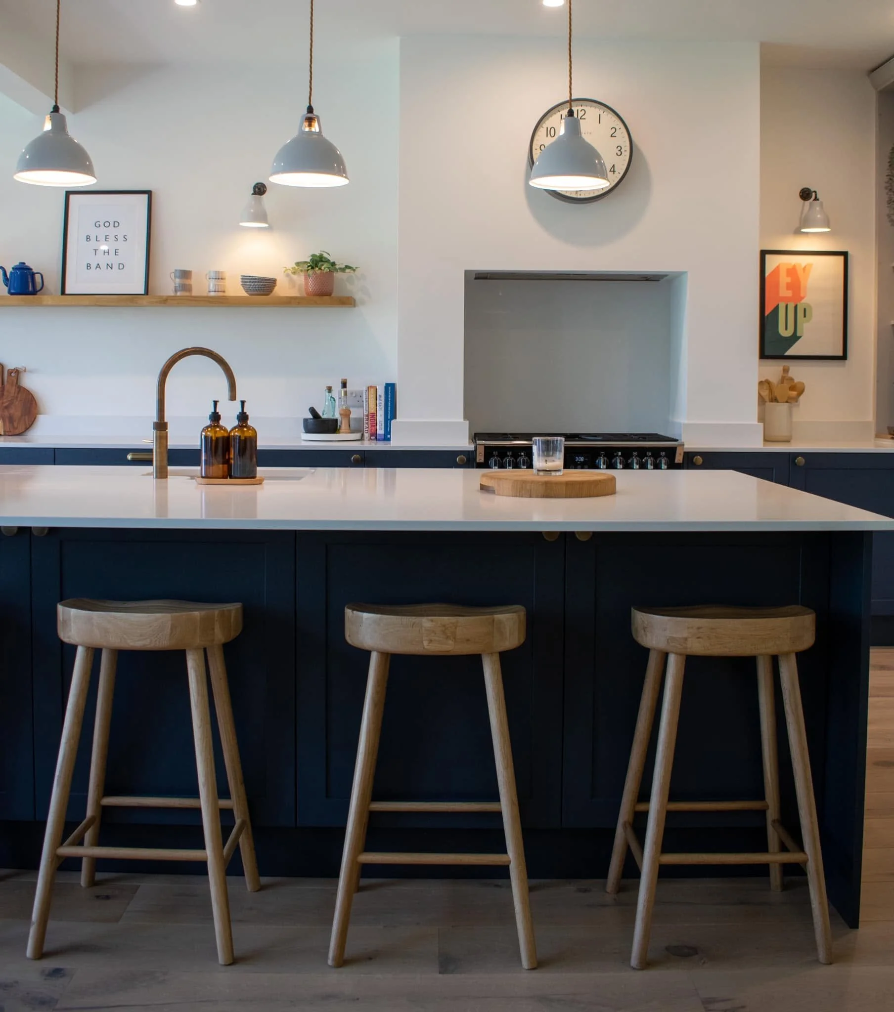 project-johnson-slate-blue-shaker-kitchen-island-three-stools-oak-shelving-penwortham.jpg