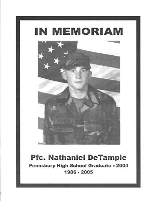 The 2005 Falcons dedicated the season to the memory of Pennsbury graduate, Nathaniel DaTemple, who gave his life in the service of his country during the war in Iraq. 