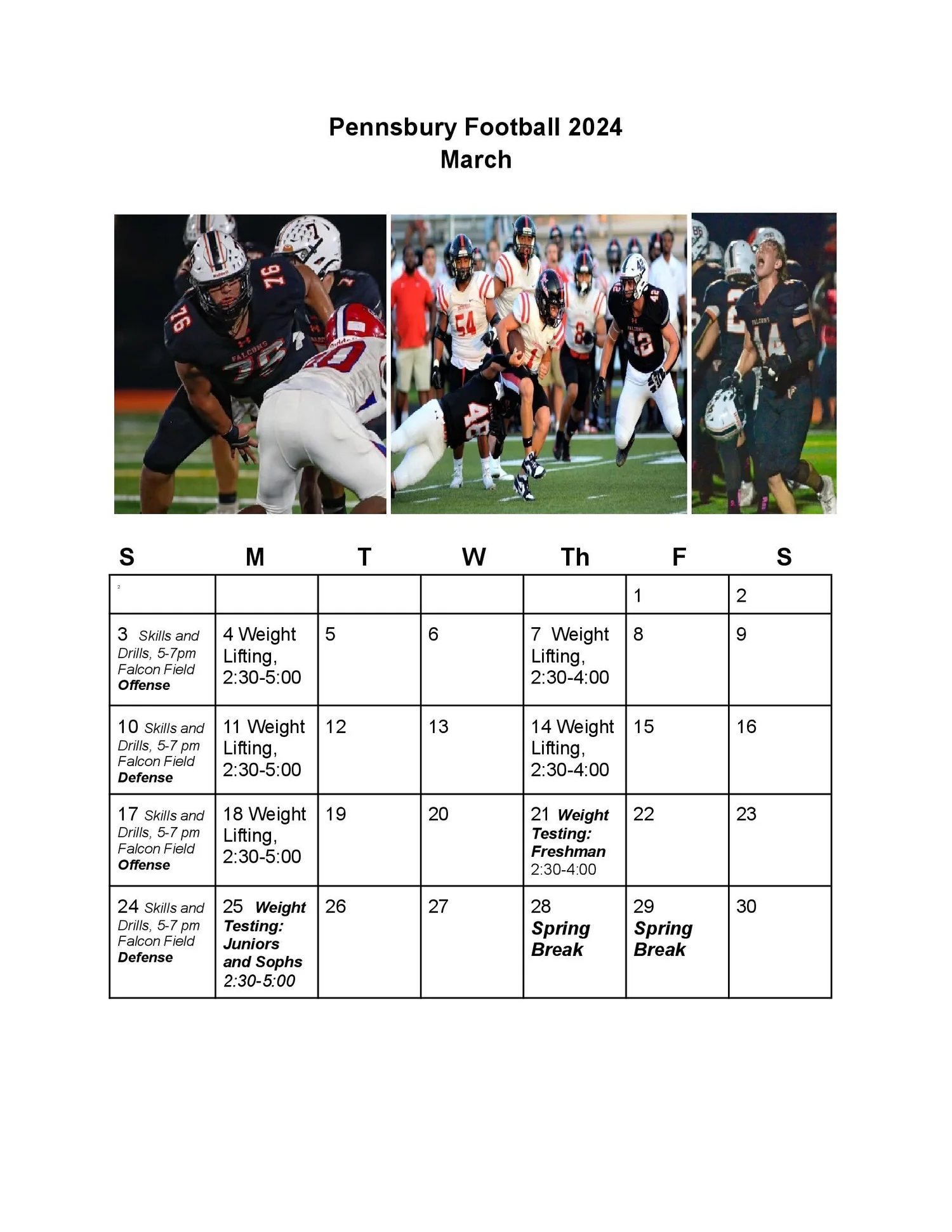 2024 Offseason Pennsbury Falcons Football 2024-offseason-pennsbury-falcons-football