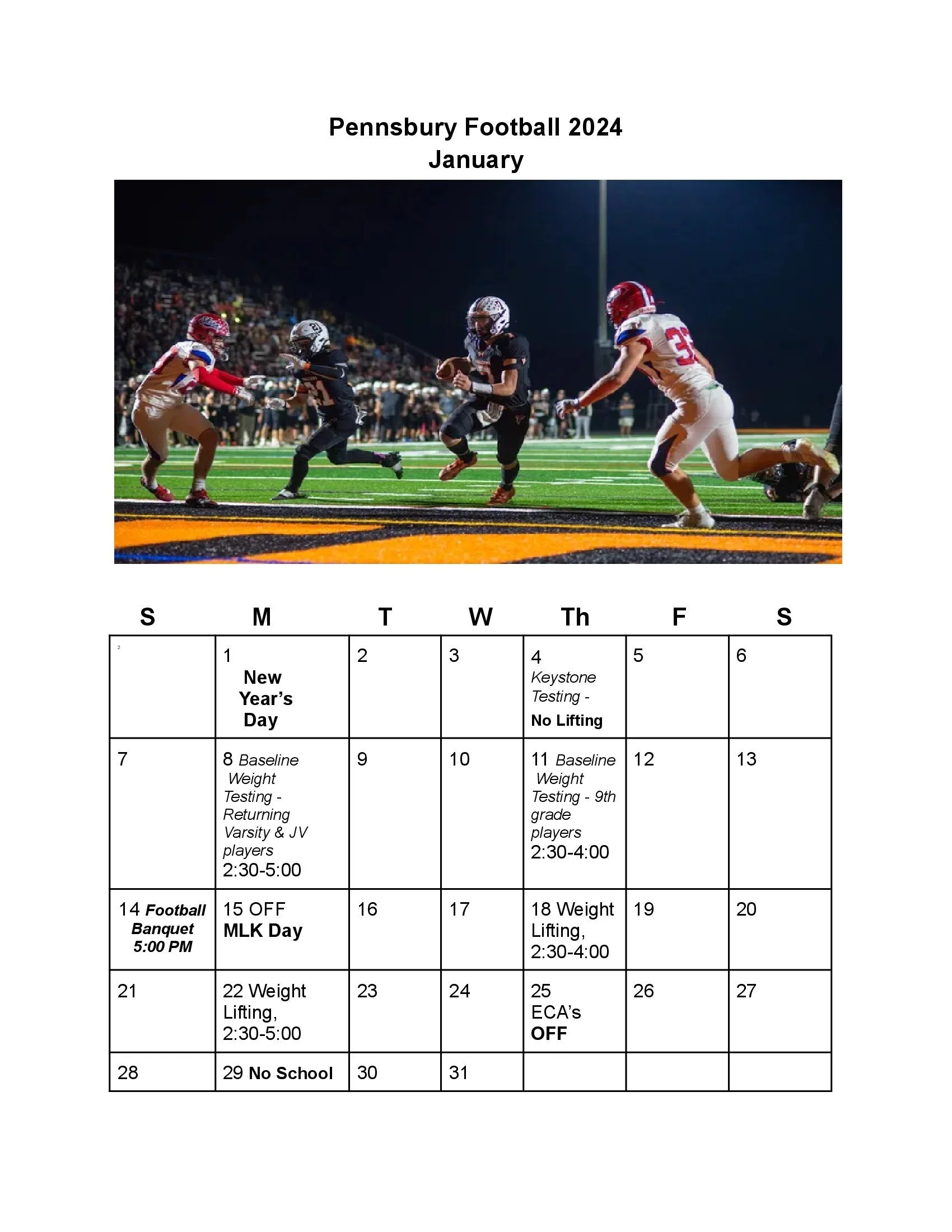 Pennsbury Falcons Football