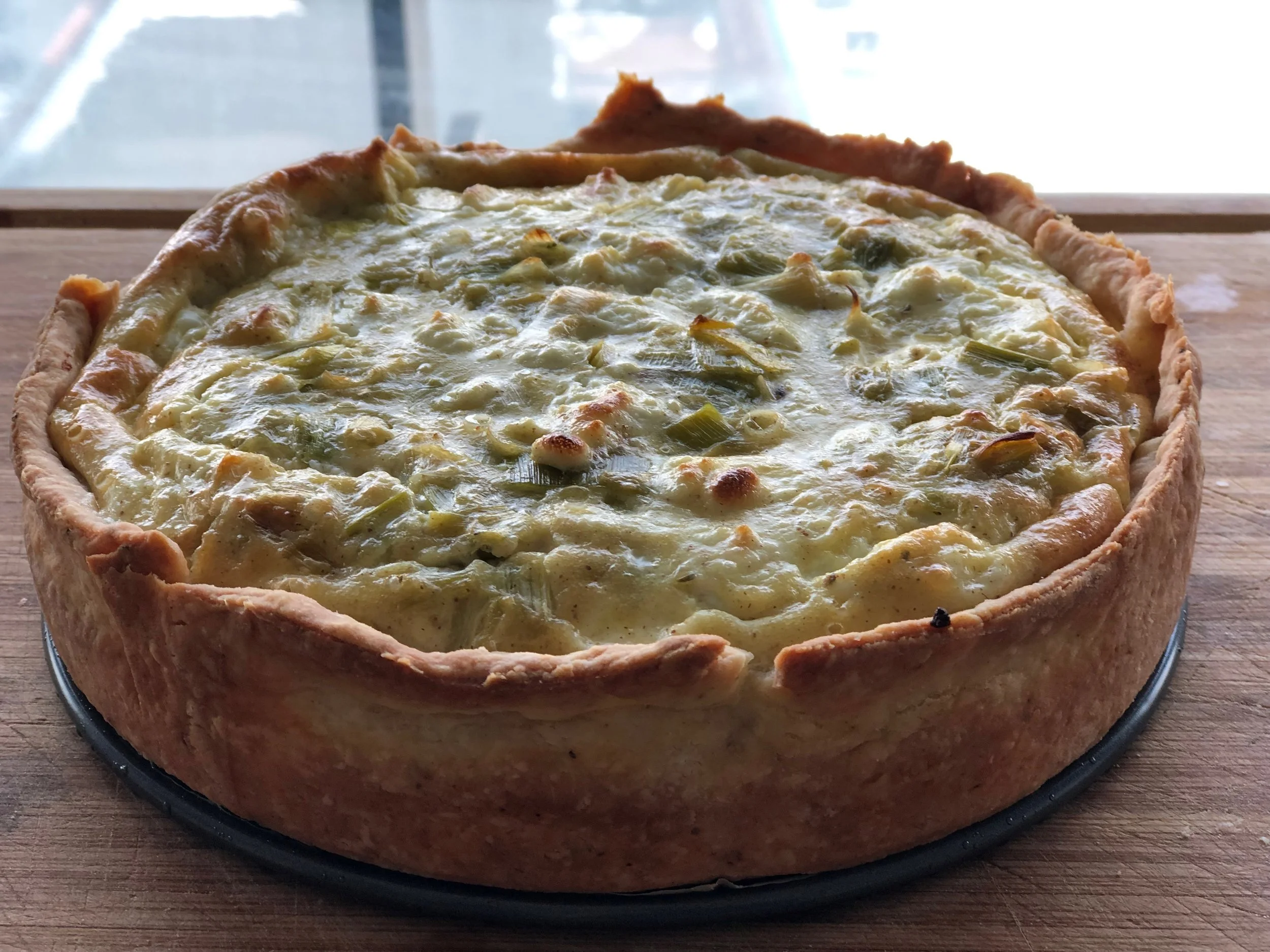 Goat Cheese and Leek Tart