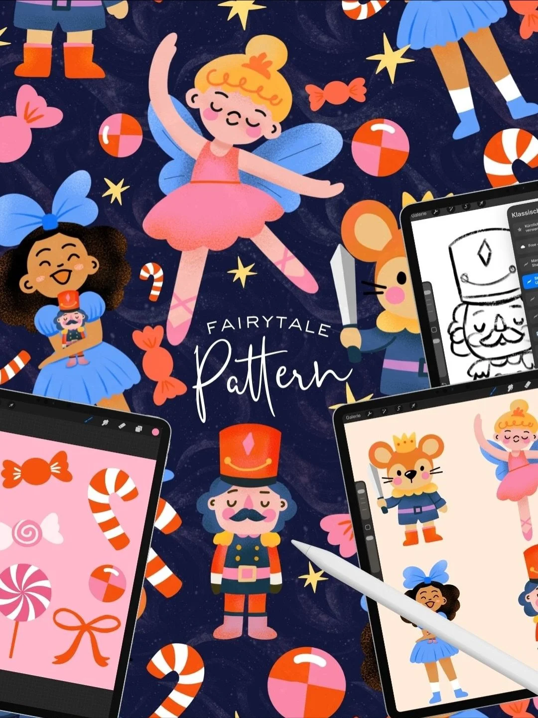 NEU: Anmeldung nur bis Dienstag 25.11.: Fairy Tale Pattern Workshop!

Ich wollte schon so lange einen Workshop machen, in dem wir gemeinsam ein m&auml;rchenhaftes Muster in Procreate zeichnen  und jetzt ist es endlich so weit! ✨

Am 10.12. um 10 Uhr 