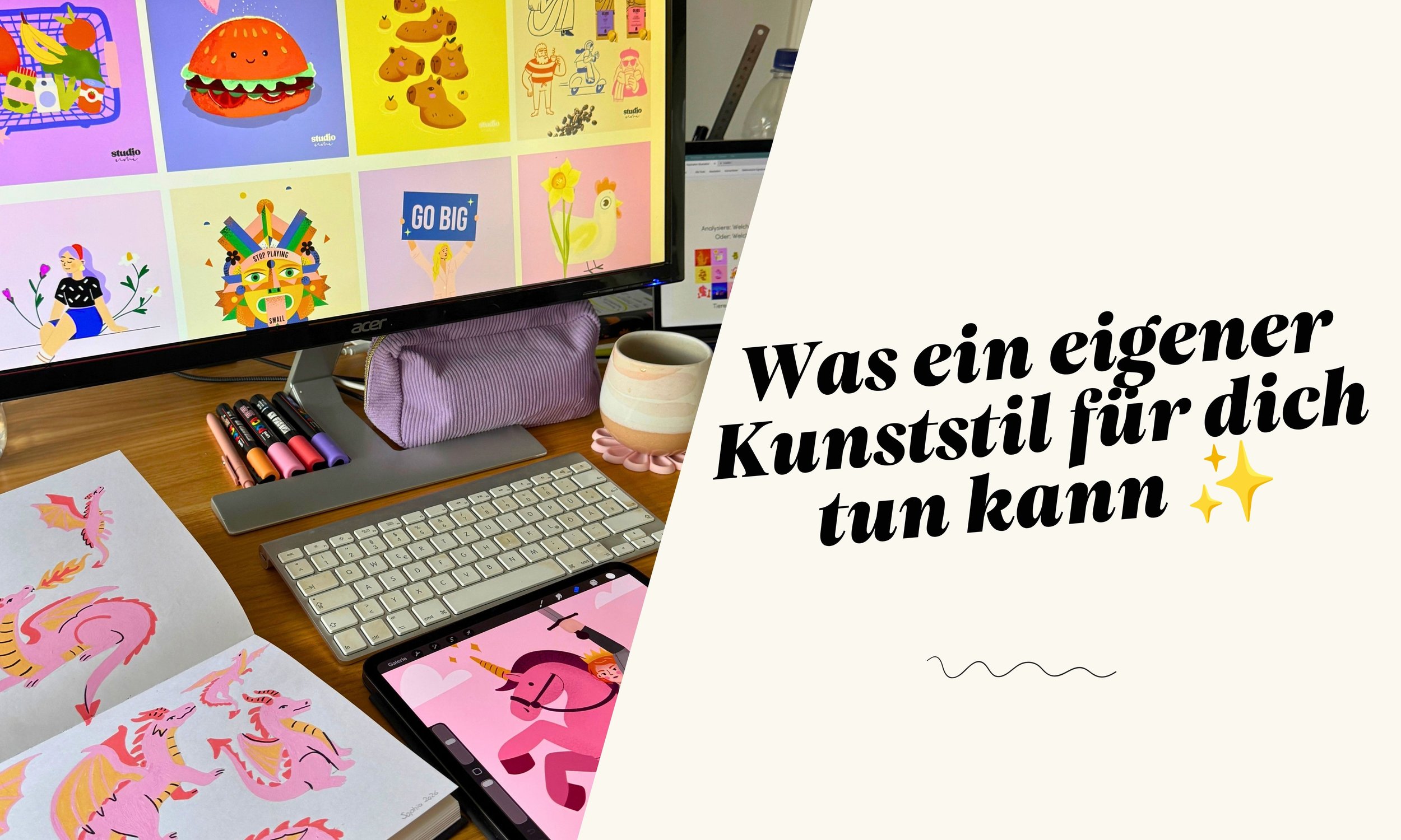 Warum es sich für dich lohnt in deinen eigenen Kunststil zu investieren!