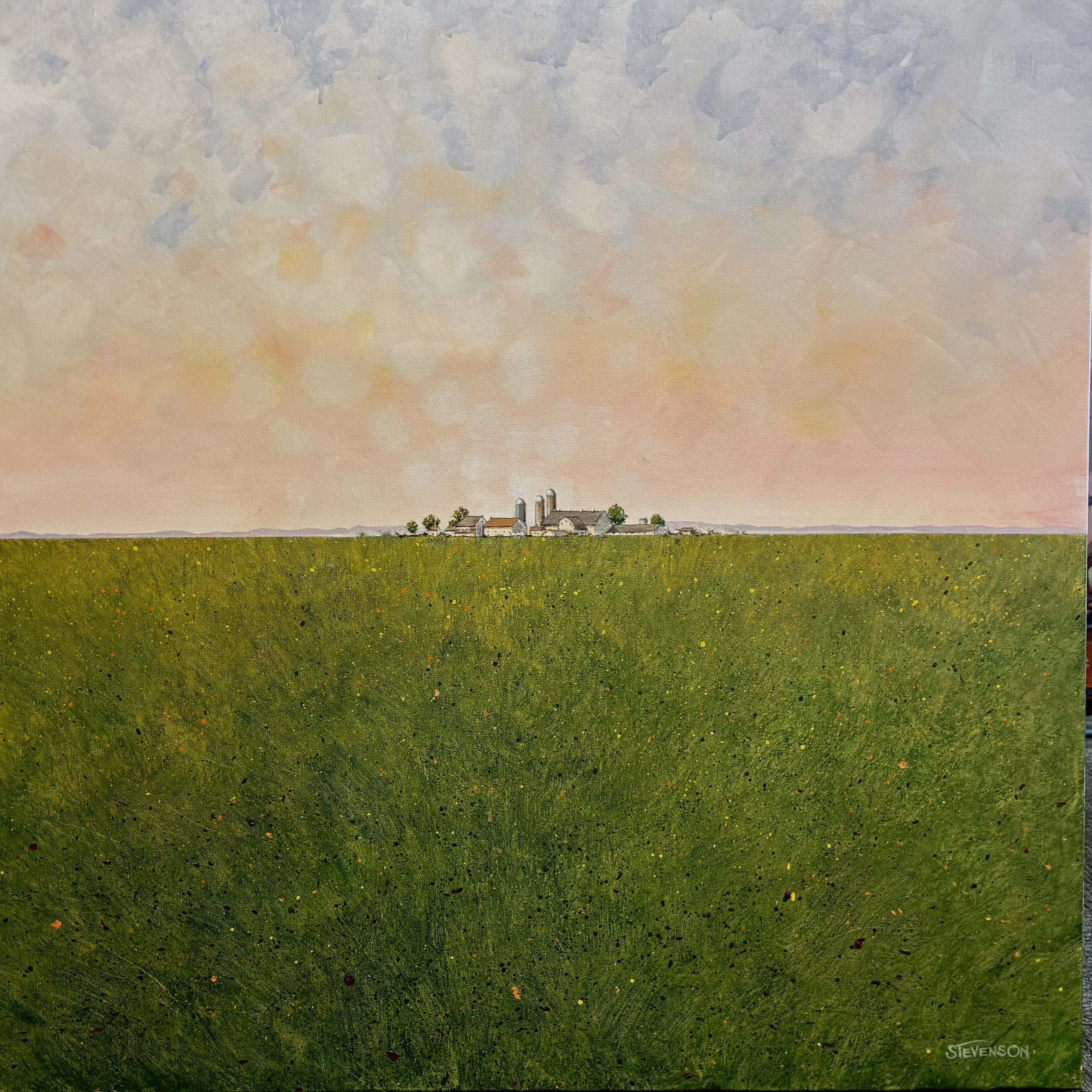 Biospheres: #64  - 36” x 36” Acrylic on canvas