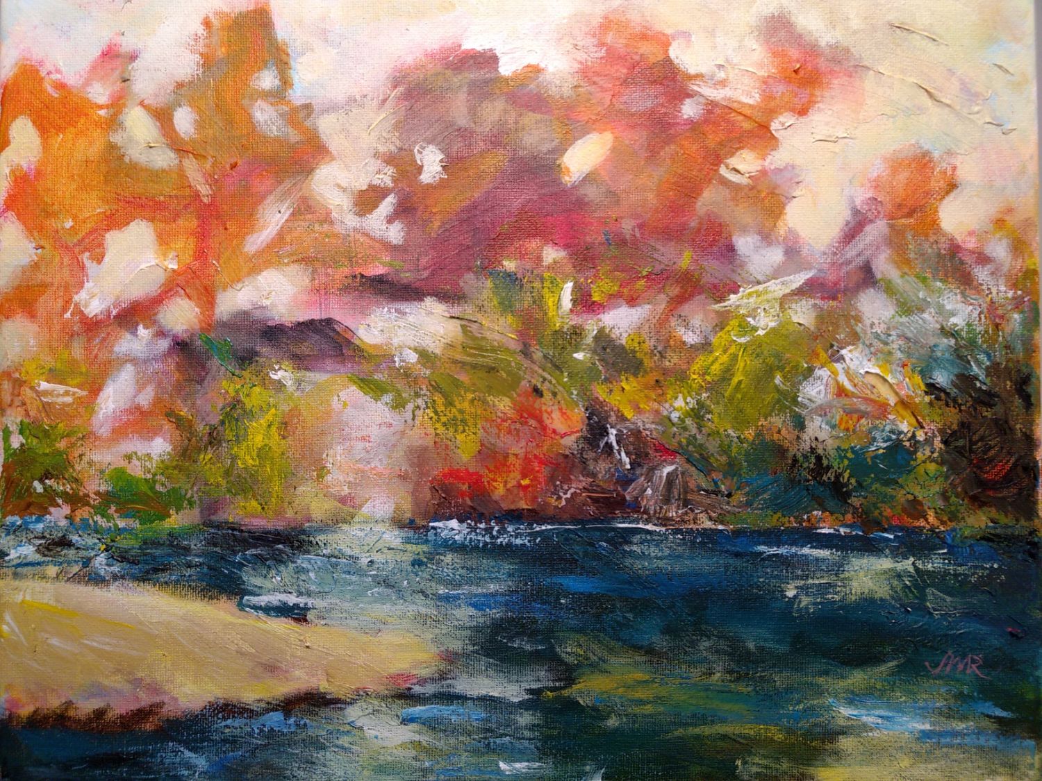 Morning Walk, Fall Foliage